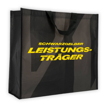 Borussia Dortmund BVB Tragetasche Leistungsträger Schwarz R-PET 45 cm